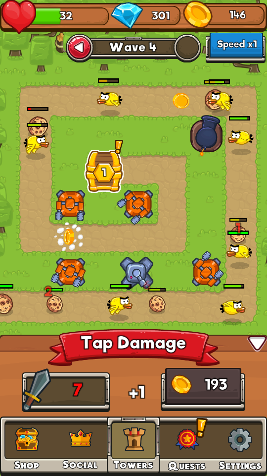 Idle TD: Unique concept Tower Defense game | Androidized